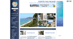 Desktop Screenshot of cilentocasavacanze.it